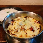 一文字カリー店 - チキンカレー チーズトッピング