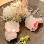 木挽町 とも樹 - 左が鮃、右が真鯛です