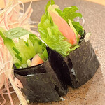 木挽町 とも樹 - 赤貝の紐巻きです