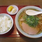 若竹食堂 - 中華そばセット