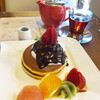 Berry's café．em - 生チョコとバターホットケーキ　オレンジショコラのフレーバーティー