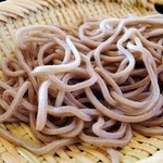 ふくふく庵 - 福膳：ざるそば。太いお蕎麦を選びました。