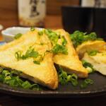 卓 - 焼き厚揚げその２