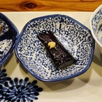 TANYA. - 突き出し。どれも美味しい。