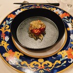 フレンチレストラン ミクニ サッポロ - ショープレートにタチ。