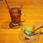 DINING KITCHEN　UOTOYO - 本日の特選お薦め御膳（アイスティ＆抹茶アイス）