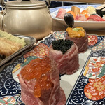 寿司と天ぷらとわたくし - 肉軍艦