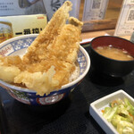 そば処 味奈登庵 - 穴子天丼　サクフワ