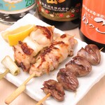Sakesoba Nekko - 酒にぴったりの串もご用意しています！