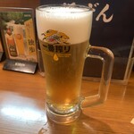 樽げん - 生ビール中【2022.12】