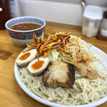 虎徹 - ・辛口つけ麺 2辛 (細麺) 1,080円/税込
            ・ピリ辛ネギ 198円/税込