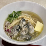 Kuroho - 牡蠣ラーメン（塩）牡蠣茶漬けとセットで1400円