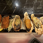 ザ・カーブ・ド・オイスター - 牡蠣フライと4種の焼き牡蠣ランチ