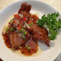 涵梅舫 銀座店 - 牛肉黒胡椒炒め