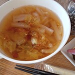 Nandemonai Hi - Ｃの白菜と干しダラだしスープに御飯