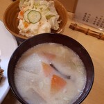 とんかつ燕楽 - 豚汁