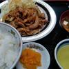 大石食堂 - 料理写真:ヤキ肉定食