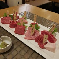 みやび 六本木店 - 希少部位９種盛合せ