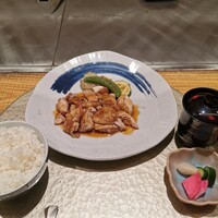 鉄板焼 しろや 銀座亭 - 大山地鶏照り焼き