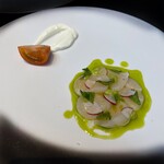 Scallop carpaccio