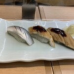 寿司　浜寿し - 小鰭と穴子二種
