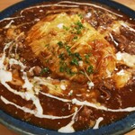 SACHiA Beef stroganoff - オムライス1,280円大盛り＋450円