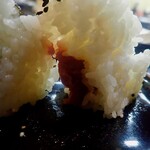 Hinode - 「ラーメン定食」の梅おにぎり