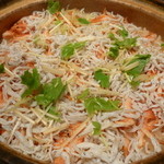 帰燕 - 桜海老とシラスの釜揚げの土鍋ご飯