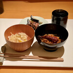 みえ田 - とうもろこしご飯　秋田県産天然鰻のご飯
