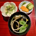 Kawa yodo - きも吸　小鉢(長芋)  香の物