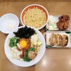 Kyabeton Ra-Men - 台湾まぜそばの餃子・からあげセットと大盛り対応の替え玉