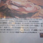 LAUNA - メガトンネイビーバーガー説明