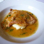 ラ リベラ - 豚頬肉の白ワイン煮込み 百合根のピューレ添え