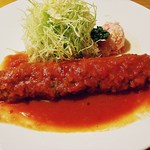 燦遊館 - 煮込みハンバーグ　525円　（＾＾