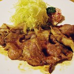 燦遊館 - しょうが焼き定食　525円　（＾＾