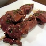 やきとり・ホルモン串　もりしん - 鶏レバー炙り串