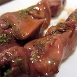 やきとり・ホルモン串　もりしん - 鶏レバー炙り串