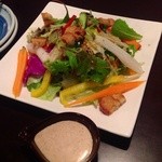 喜和美家 - Ｈ25.06　二十色の彩り生野菜さらだ（胡麻ドレシング）