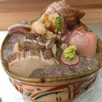 御料理 寺沢 - たい、つぶ、本アラのお造り