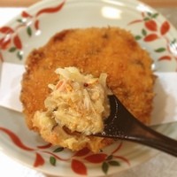 御料理 寺沢 - 毛蟹の甲羅揚げ
