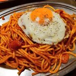 スパゲッティーのパンチョ - ナポリタン(大)目玉焼き