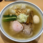 らぁ麺 すぎ本 - 塩味玉らぁ麺＋ワンタン2個