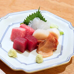 寿司処 福家 - 刺身盛り合わせ（2021.10）