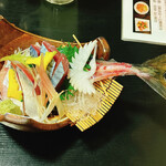 居酒屋 喜八 - 活〆清水さば刺身 税込950円