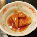 Izakaya Kihachi - お通し 鯖の煮付け