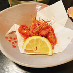 居酒屋 喜八 - 川えび唐揚げ 税込700円