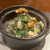 旬華 なか村 - 〆のおこげ料理
