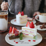 ミネロワ - ２０２３年１月再訪：古都華とピスタチオのタルト＆古都華のショートケーキ☆