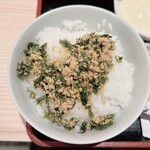 うどん日和 - 鮭わかめご飯