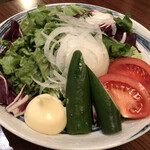 霧笛屋 - 生野菜サラダ